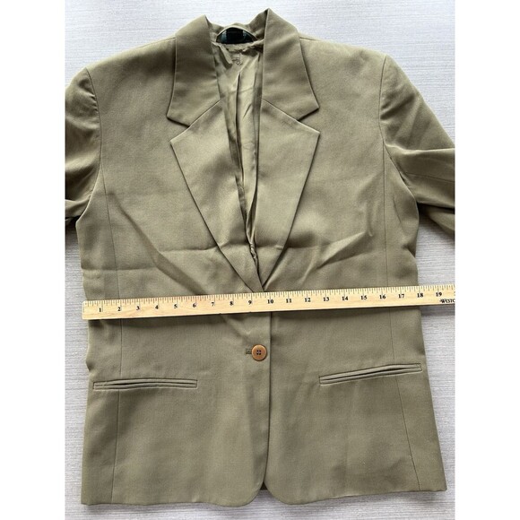 Vintage J. Crew 100% Wool Schoolboy Blazer Green 4 - Picture 8 of 8